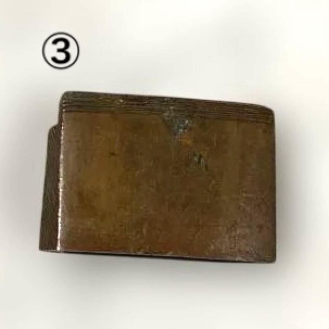 B-60 鎺　はばき　3個セット　武具　刀装具　時代物　骨董品　美術品　工芸品