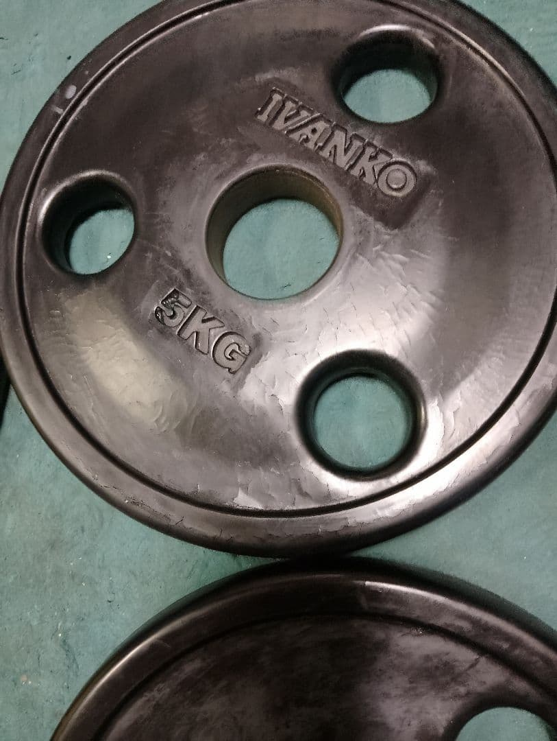 オリンピック プレートIVANKO 5kg プレート 4枚 50mm 用