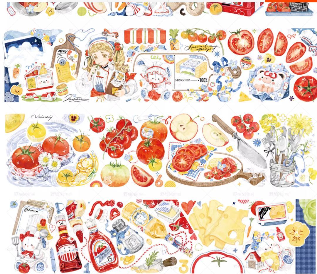 【Neinei 4巻セット】人気 フルーツ&ベジタブルシリーズ