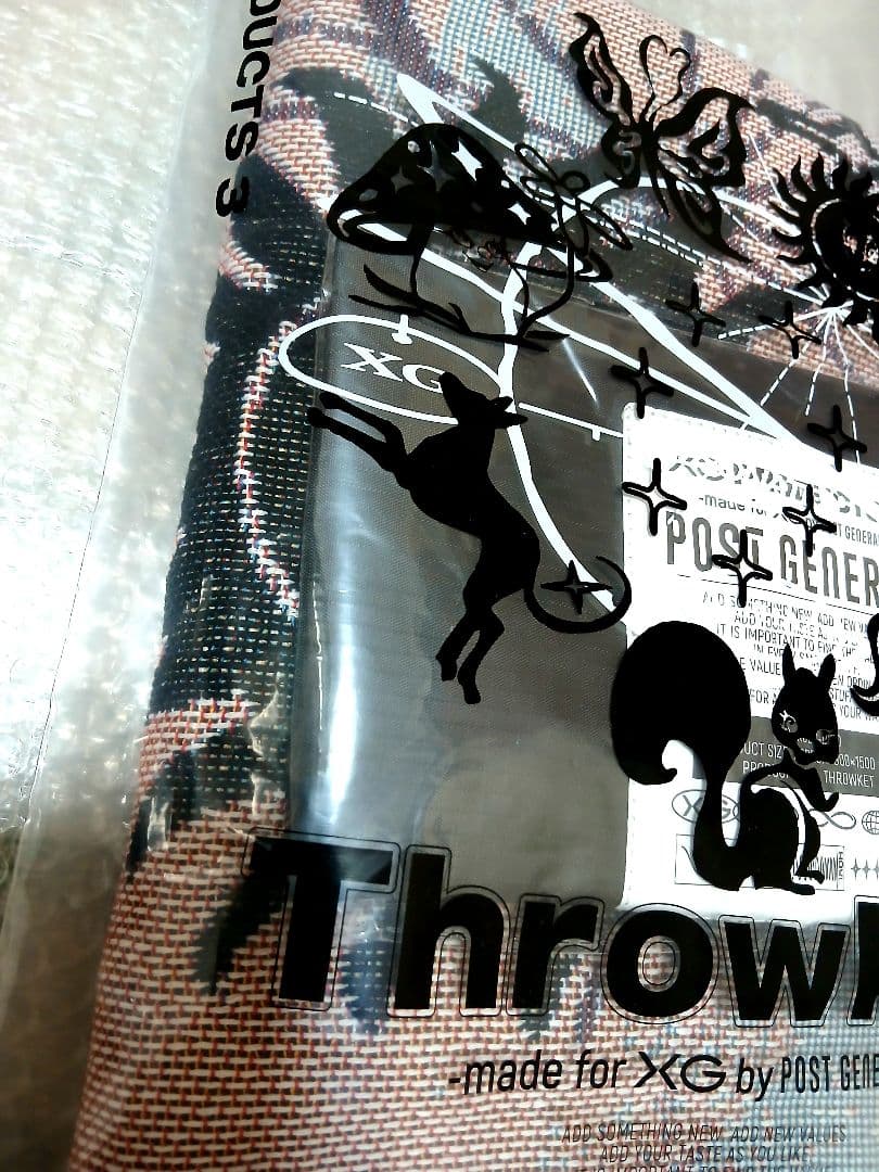 新品未開封 タオルケット ラグ Throwket XG