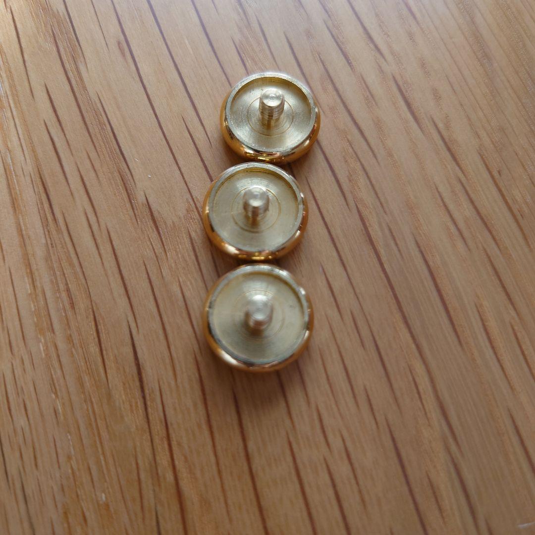 トランペット ピストンボタン　貝　と軸