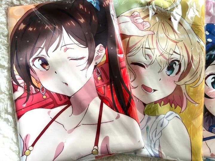 彼女、お借りします　等身大タペストリーセット　新品　千鶴　麻美　瑠夏　墨