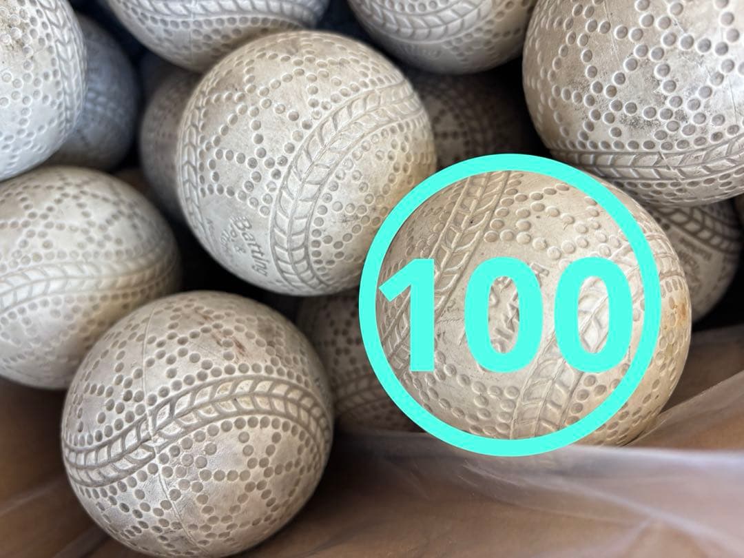 （送料込）100球12850円　野球ボール