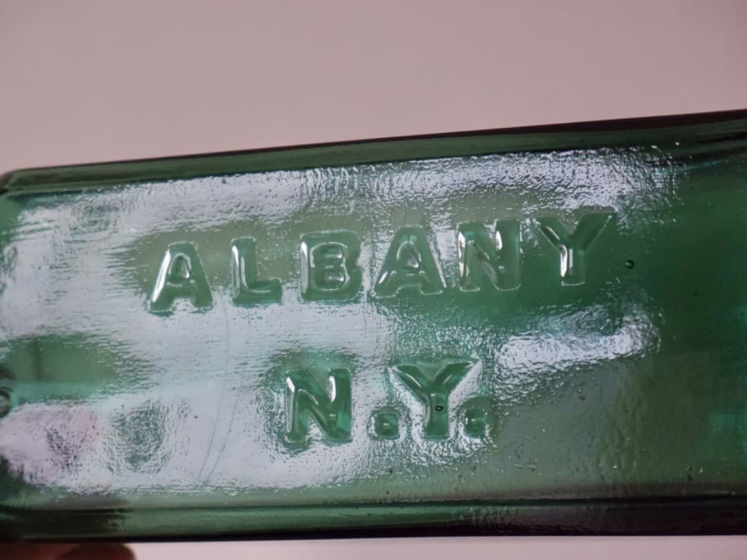 Dr. Townsend’s　薬瓶　ガラス　19世紀　古道具　Q2285