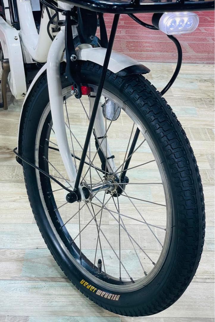 K2431 電動自転車ブリヂストン アンジェリーノ 子供乗せ 20インチ送料無料