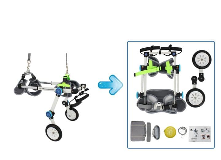 犬用　車椅子　xs ピンク