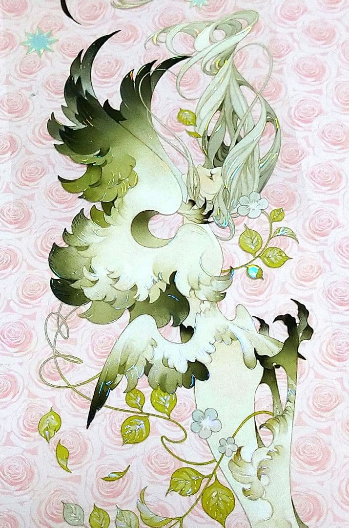 J1040＃夜雀之灵(贝壳光)studiovi切り売り海外人物マステ女の子