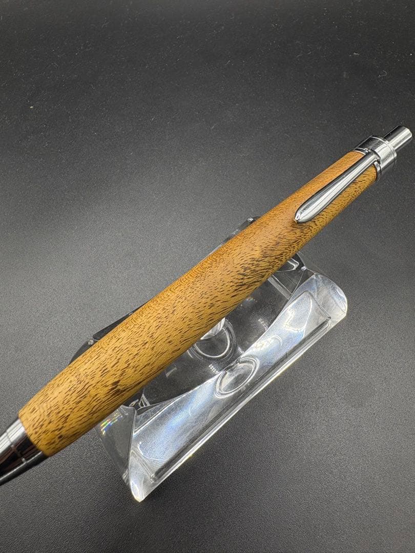 492御蔵島金桑　木軸シャーペン　ボールペン