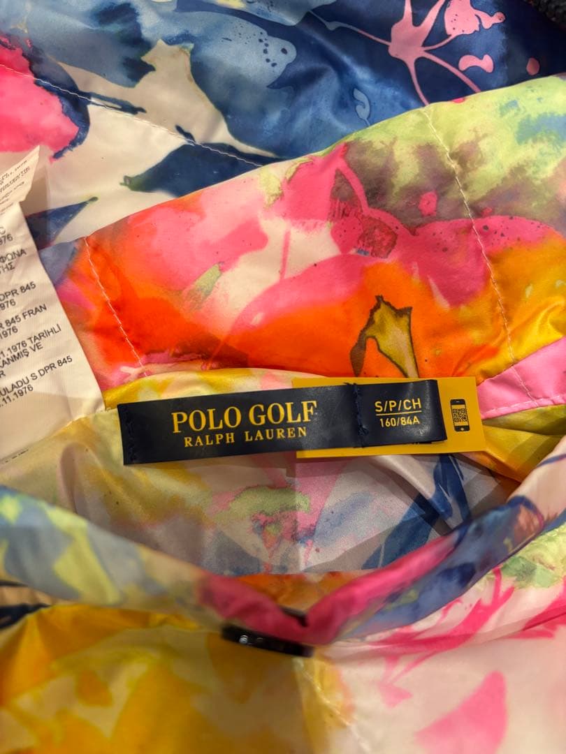 ラルフローレン　リバーシブル　ダウンベスト　サイズM