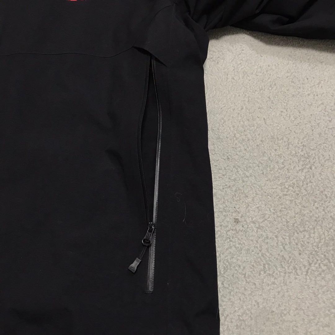 DAIWA ダイワ　ゴアテックスレインスーツ　ナイロンジャケット　ロゴ　ブラック