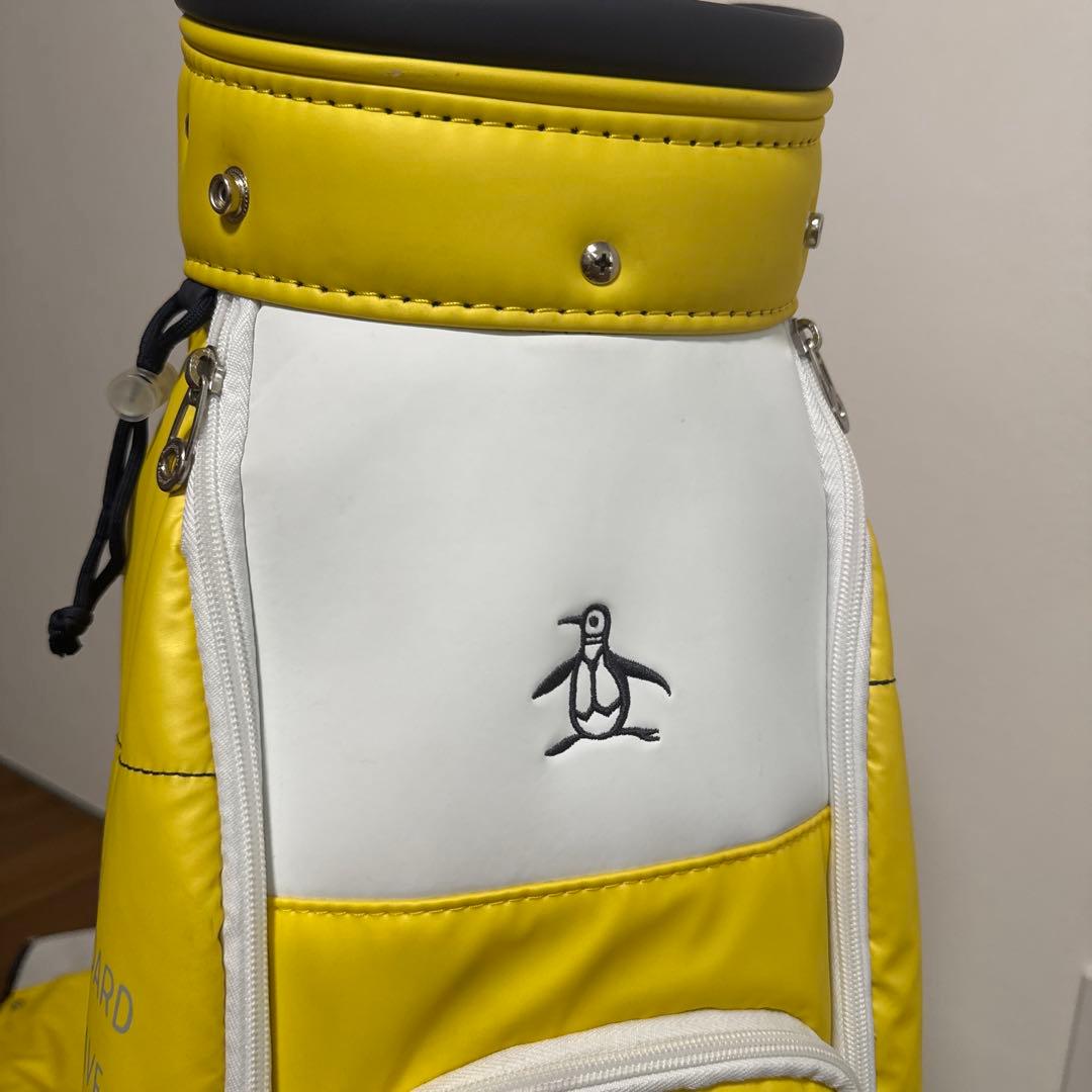 マンシングウェア　キャディバッグ　イエロー