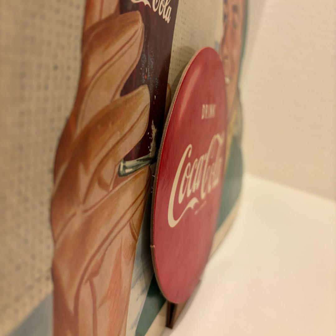 【コカコーラ CocaCola】ヴィンテージ紙看板２枚セット