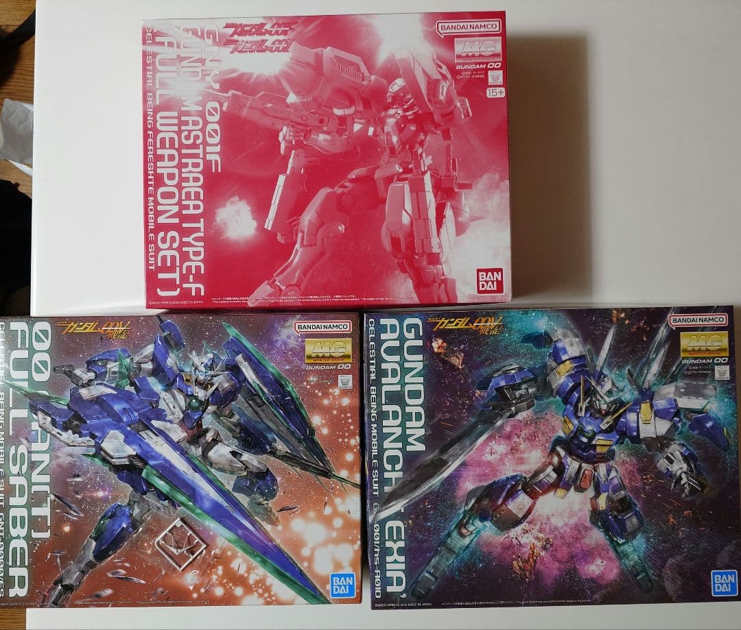 MG ガンダムOO　系　3箱　まとめ売り