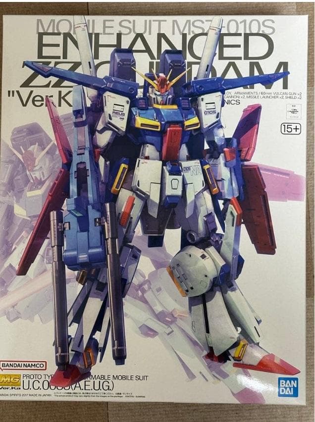 BANDAI MG 1/100 強化型ZZガンダム