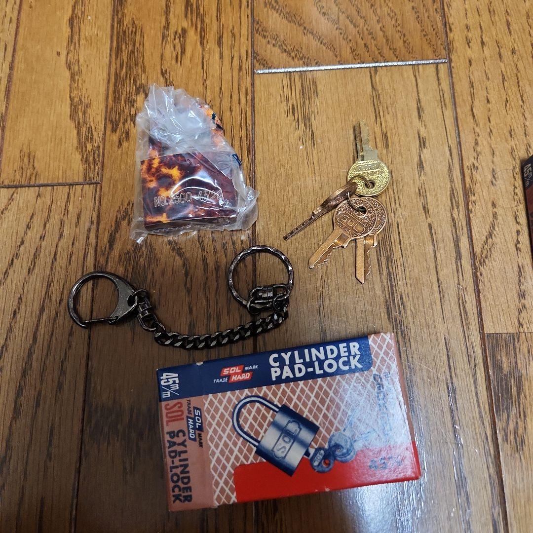 南京錠45mm　ソールハードシリンダー6個