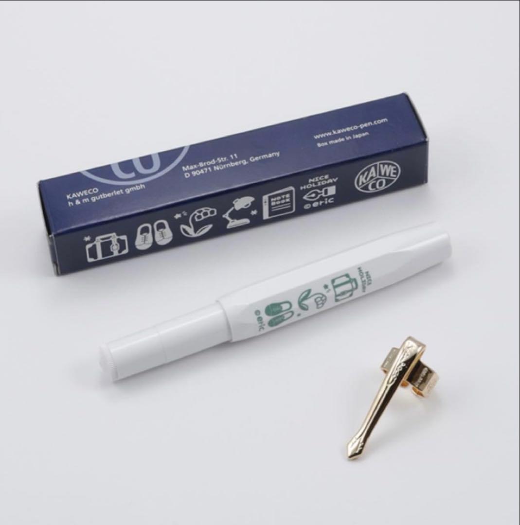 万年筆 F Kaweco×eric コラボレーション クラシック ホワイト