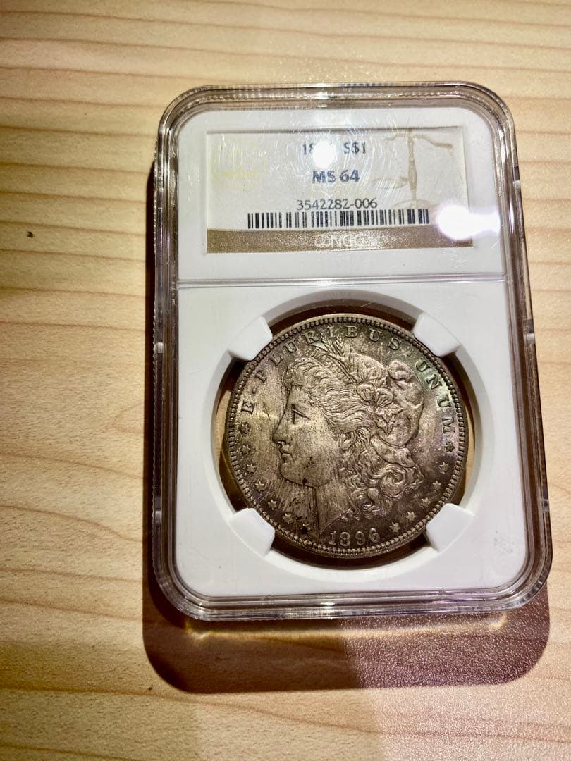 極上品★モルガンダラー 1ドル2枚セット〈Sミント〉＋表裏レインボートーン〉