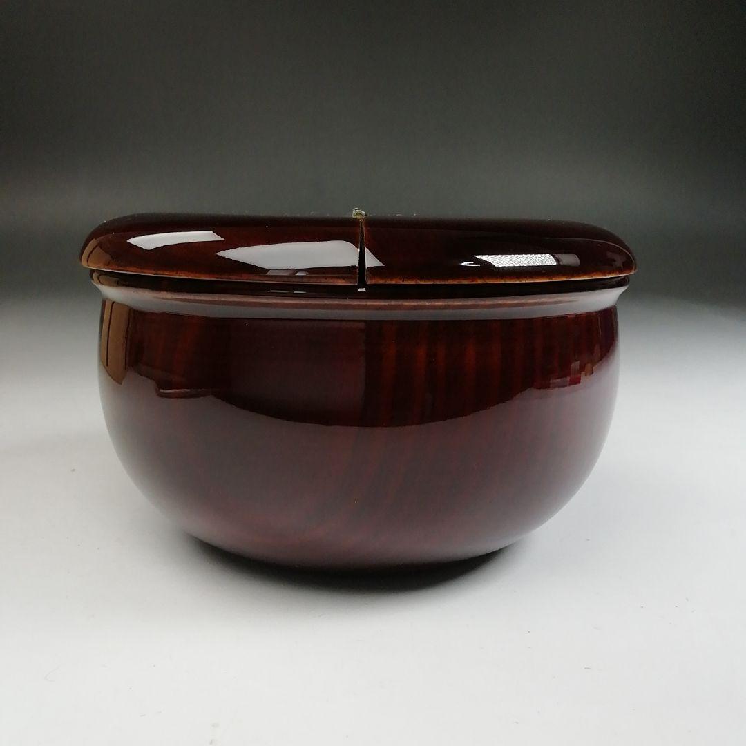 Ｔ８８０　茶入　『老松　茶入』『中村宗悦 作』　共箱　茶器　茶道具