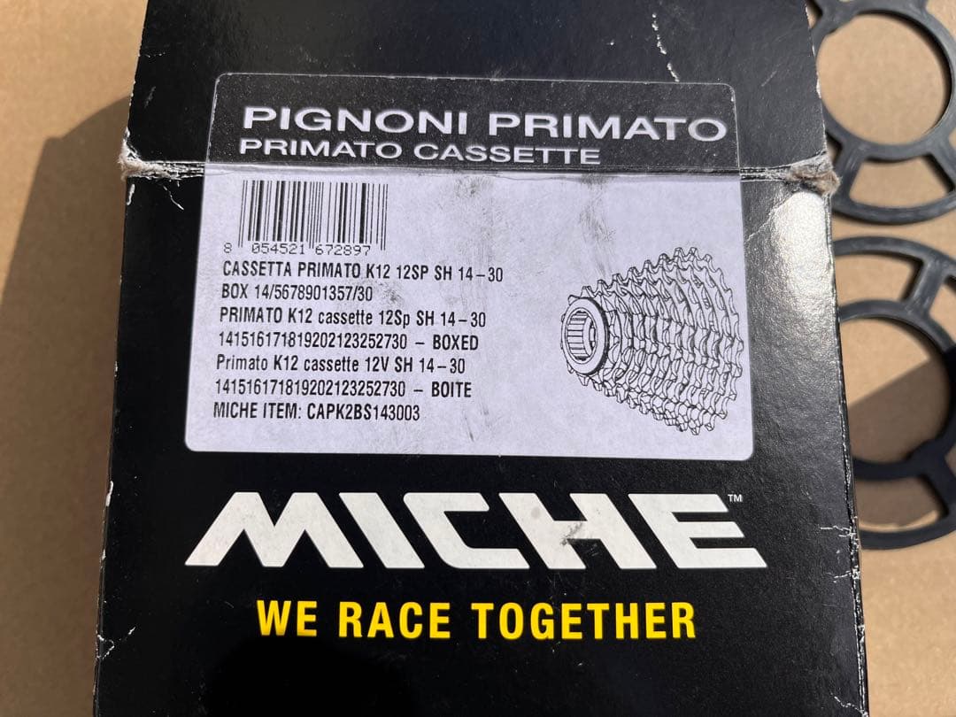 MICHE スプロケ 14-30 シマノ12速互換 ギア規制対応