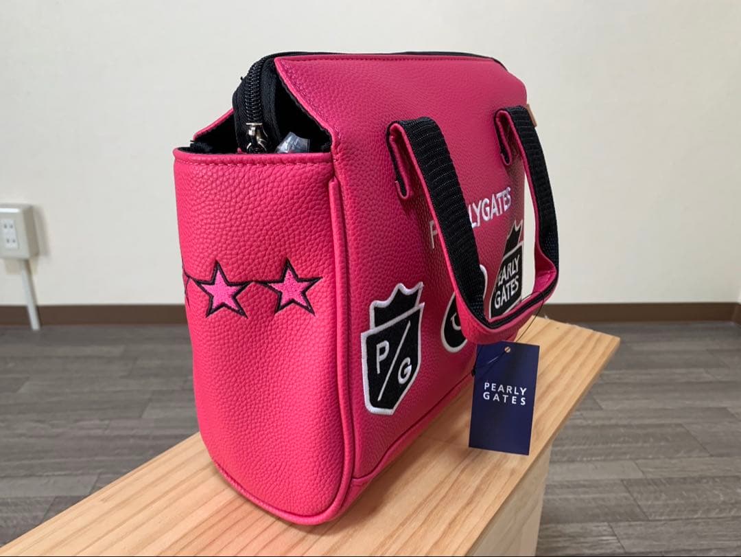 PEARLY GATES パーリーゲイツ　カートバック　新品タグ付　ピンク