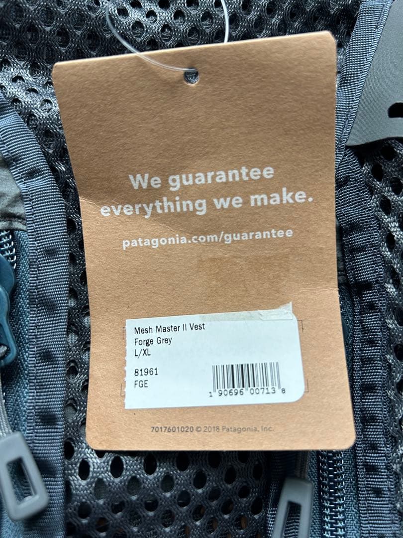 パタゴニア フィッシングベスト L/XLサイズ メッシュマスター