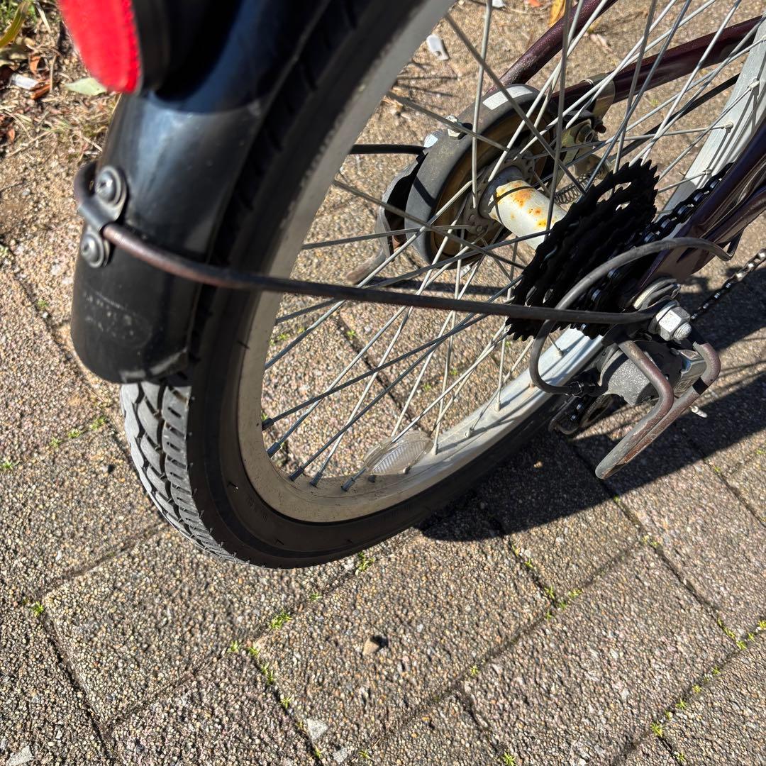 【直接の引き渡し希望】LANDSCAPE 折りたたみ自転車 ダークレッド