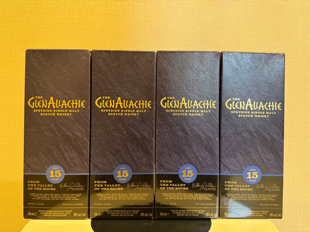 グレンアラヒー　15年　700ml 46% 旧ボルト　4本セット　完売品