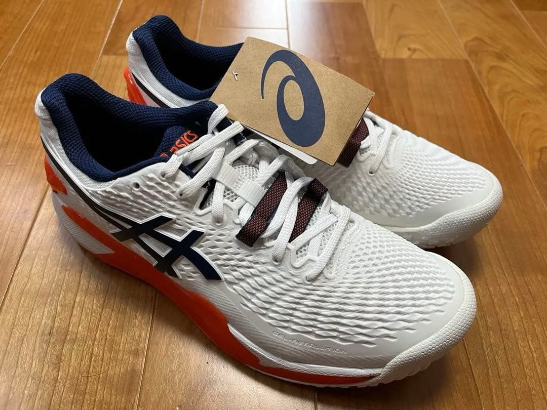新品 アシックス ゲルレゾリューション9 26.5cm オムニクレー