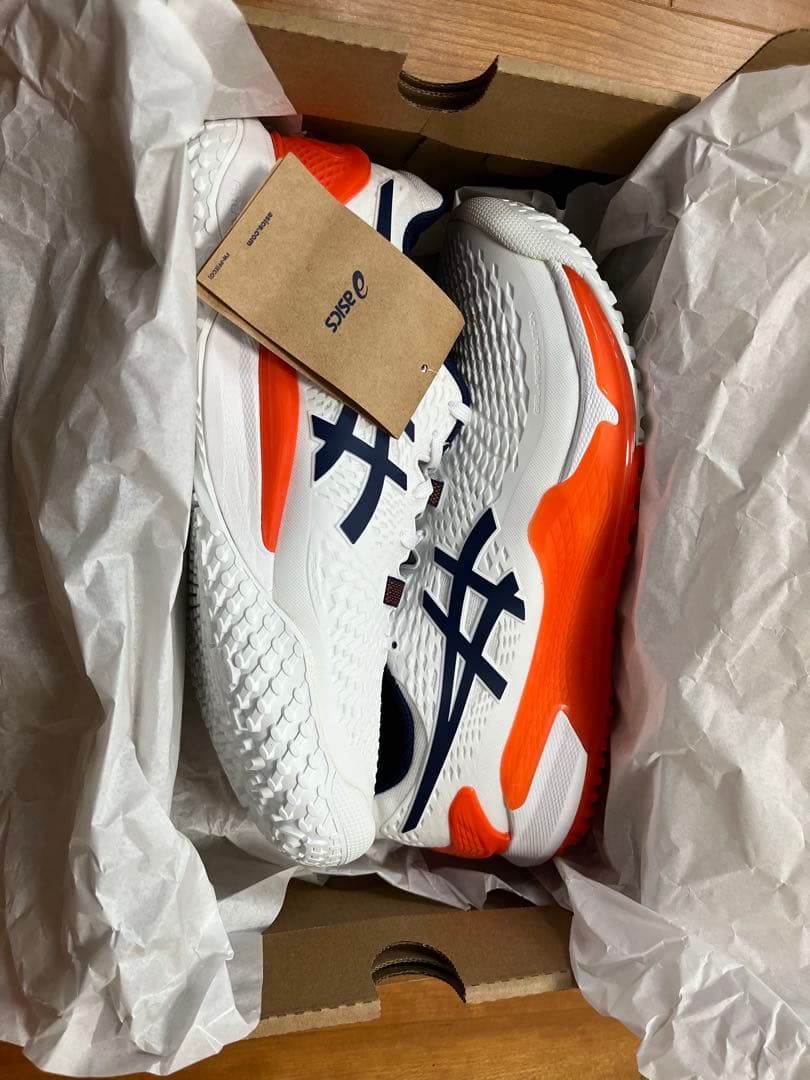 新品 アシックス ゲルレゾリューション9 26.5cm オムニクレー