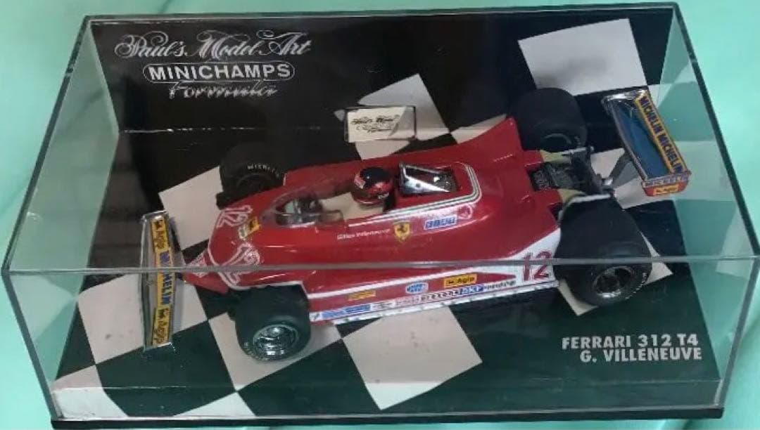 ミニチャンプス 1/43フェラーリ 312 T 4 ジル・ビルヌーブ