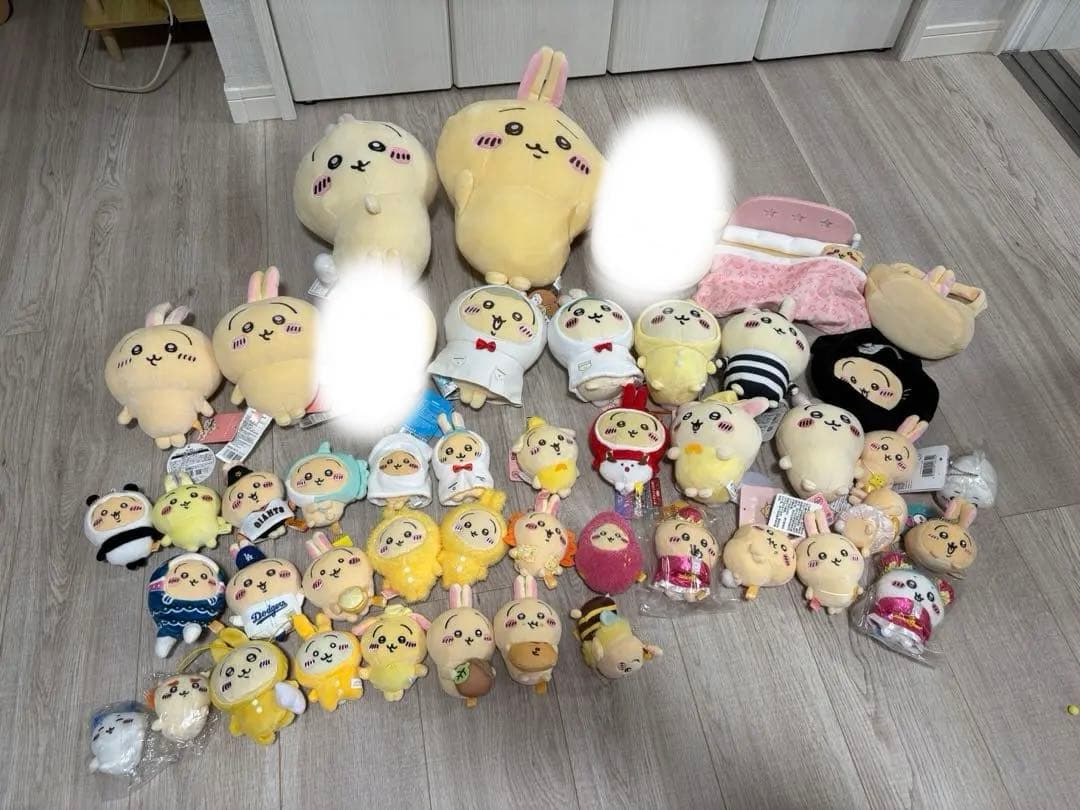 ちいかわうさぎマスコットぬいぐるみ44点セット