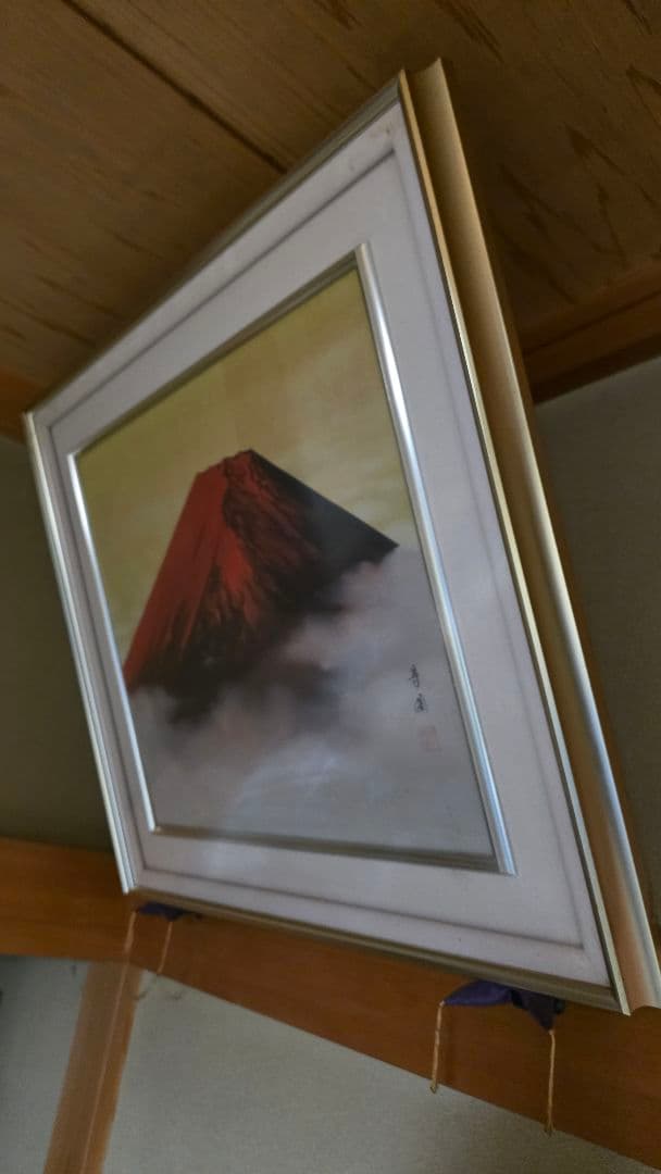 70×63cm【赤富士】寺園有作