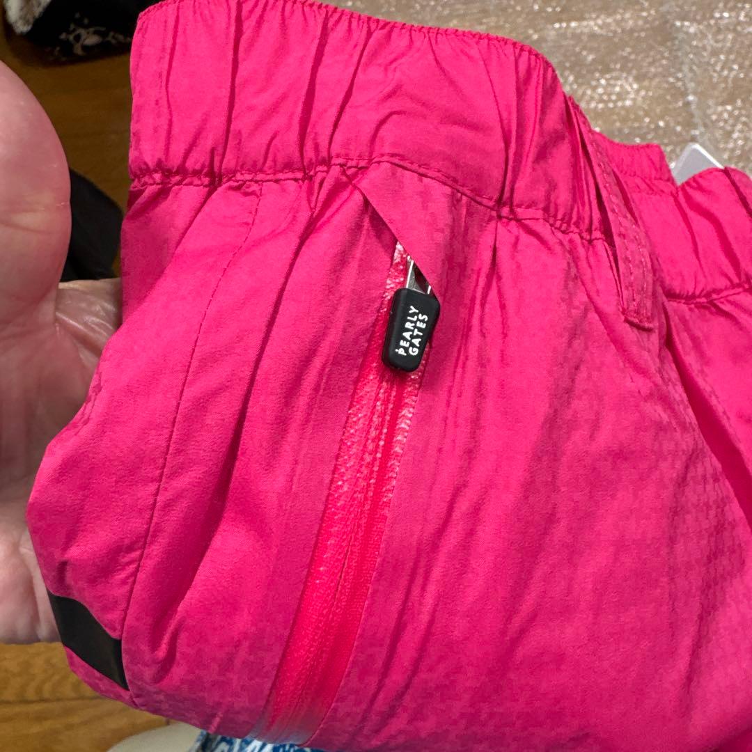 本日迄PEARLY GATES ロゴプリントレインパンツ サイズ2 新品未使用