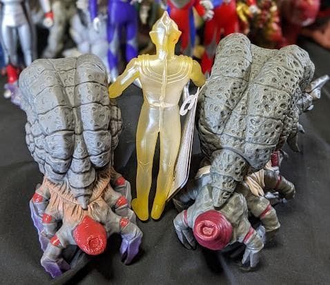 ウルトラマンティガ＆登場怪獣・宇宙人（バンダイ）ソフビフィギュア34体セット
