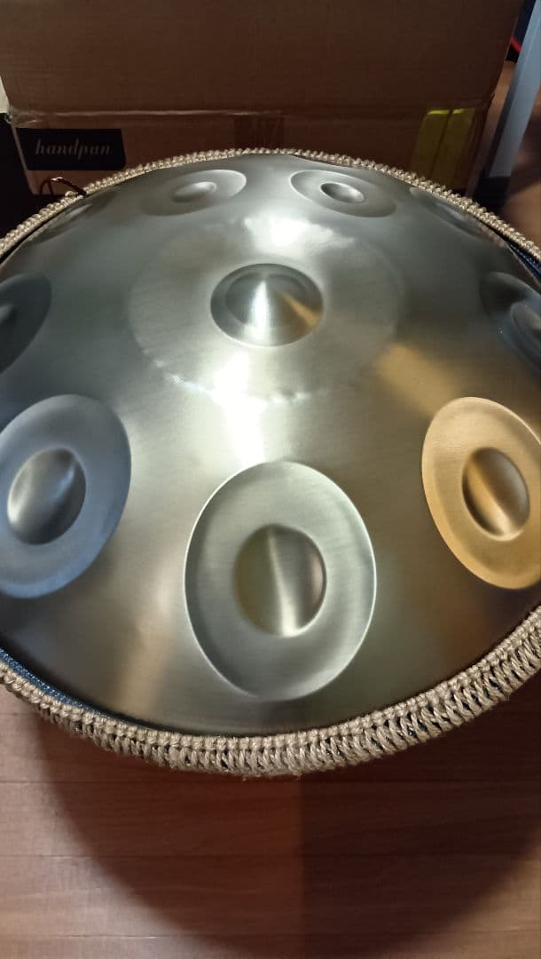 新品 22インチ 12音 ハンドパン 432hz スチールタングドラム 打楽器