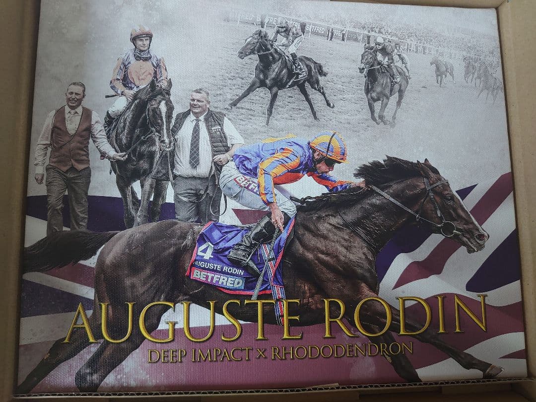競馬　オーギュストロダン　ウォールデコパネル