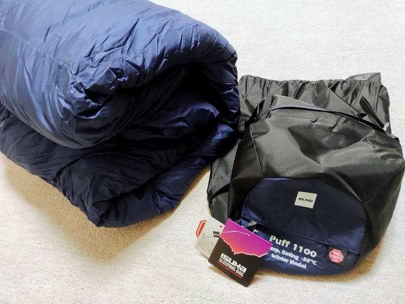 【新品未使用・タグ付】ISUKA冬用ダウンシュラフ －35℃対応Puff1100