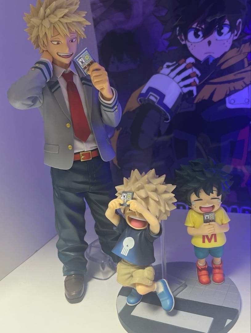 一番くじヒロアカ 紡ぐ力B賞 爆豪勝己 & 連なる星霜 D賞 いずく・かつき