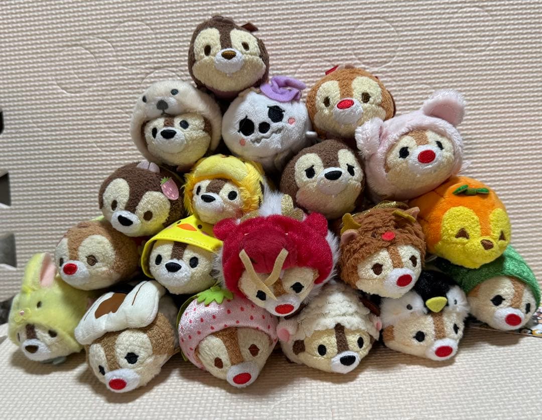 ツムツム　チップとデール　大量