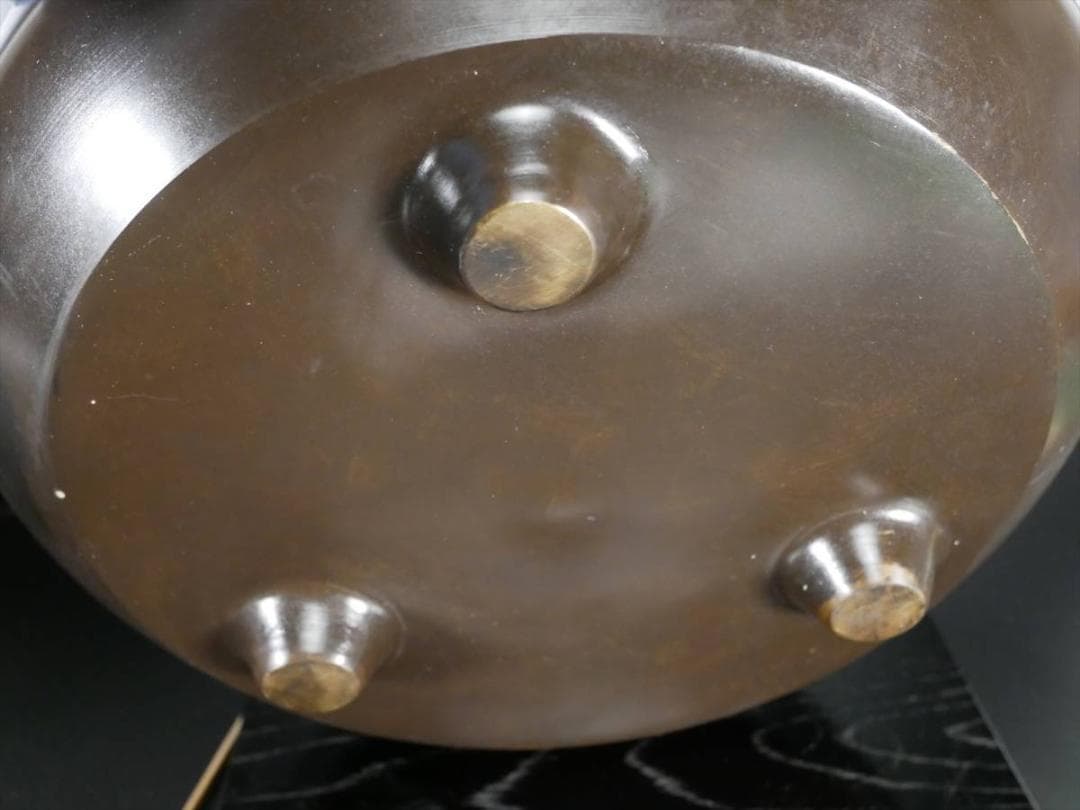 限定値下　面取風炉＆釜セット　桐箱入り　とても重い　3055