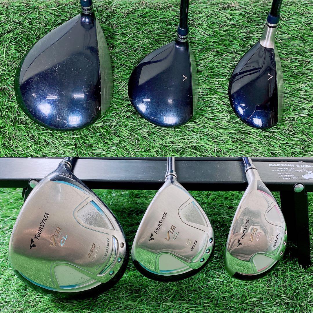 ゴルフクラブ　レディースセット　初心者　ツアーステージ　ViQ　CL N1045