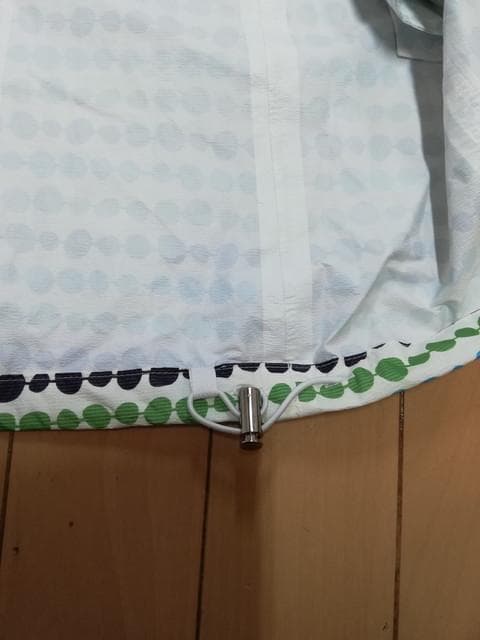 adabatのゴルフレインコート★極美品★サイズ４０★長袖が半袖にもなる