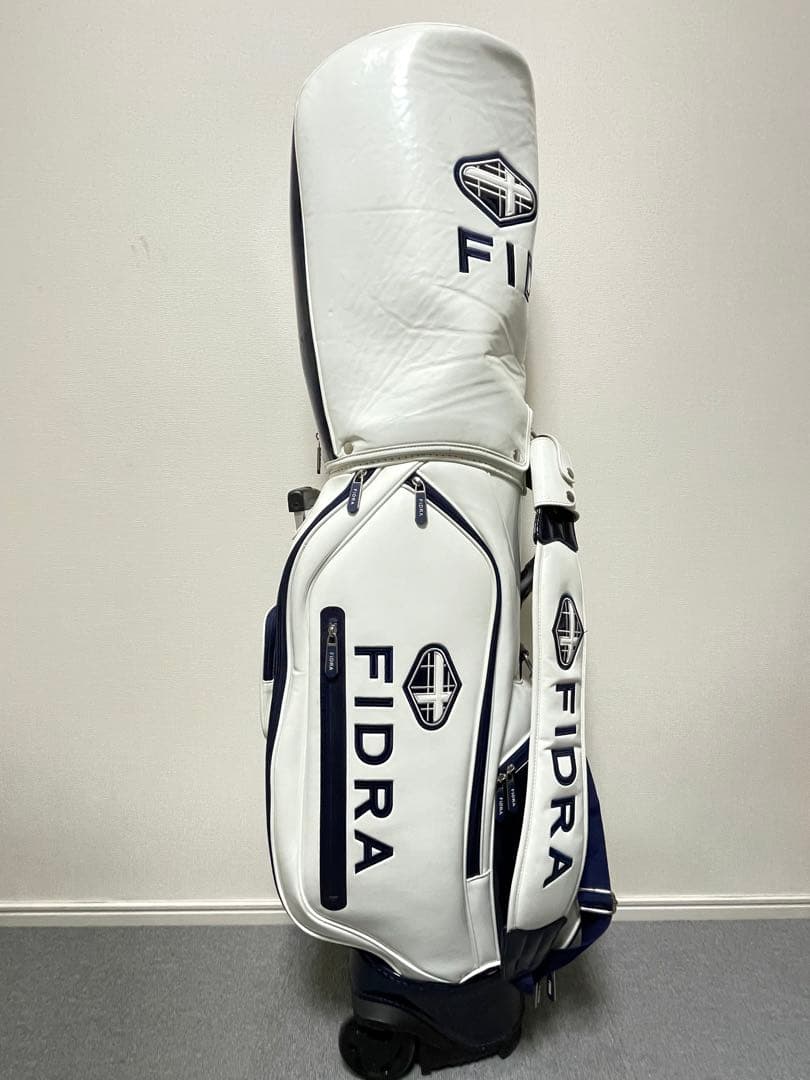 FIDRA キャディバッグ ホワイト・ネイビー