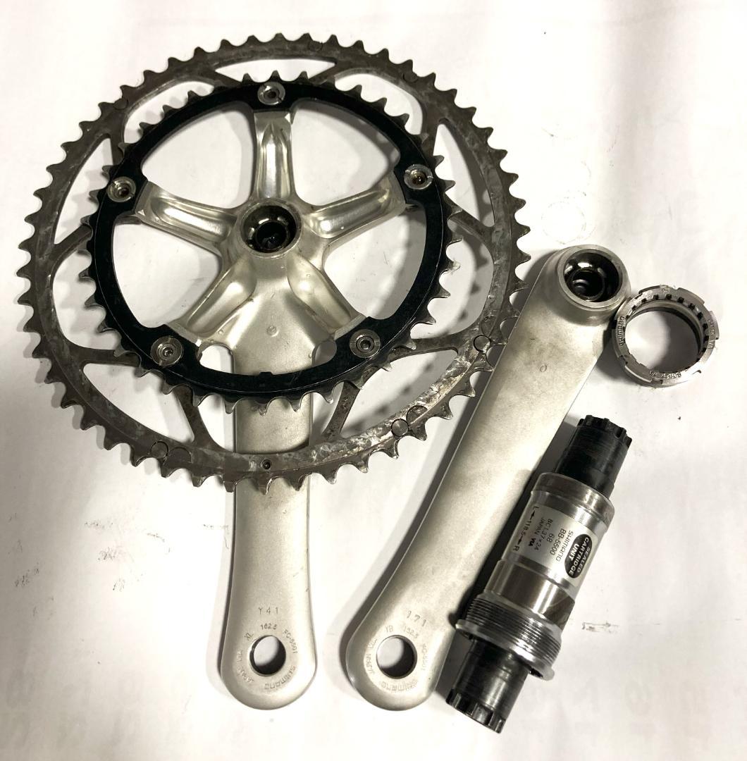 パーツ Shimano 105 162.5mm BB5500 PCD130 52-38T