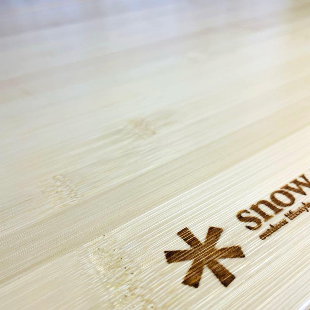 【美品】 peakワンアクションテーブル　竹 【ハイ&ロングタイプ】