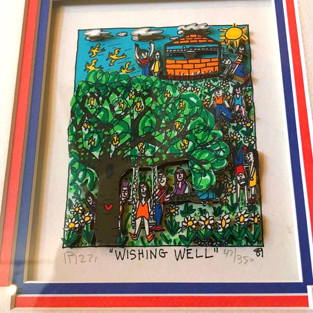 本物保証　WISHINGWELL ジェームスリジィ　RIZZI 3D アート絵画