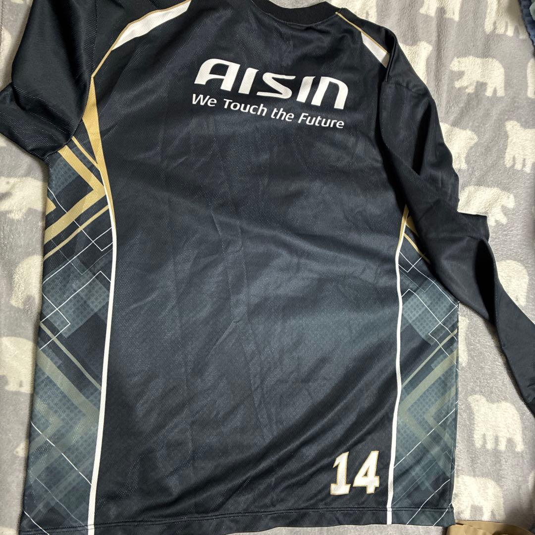 AISIN SeaHorses 試合前のアップの服長袖