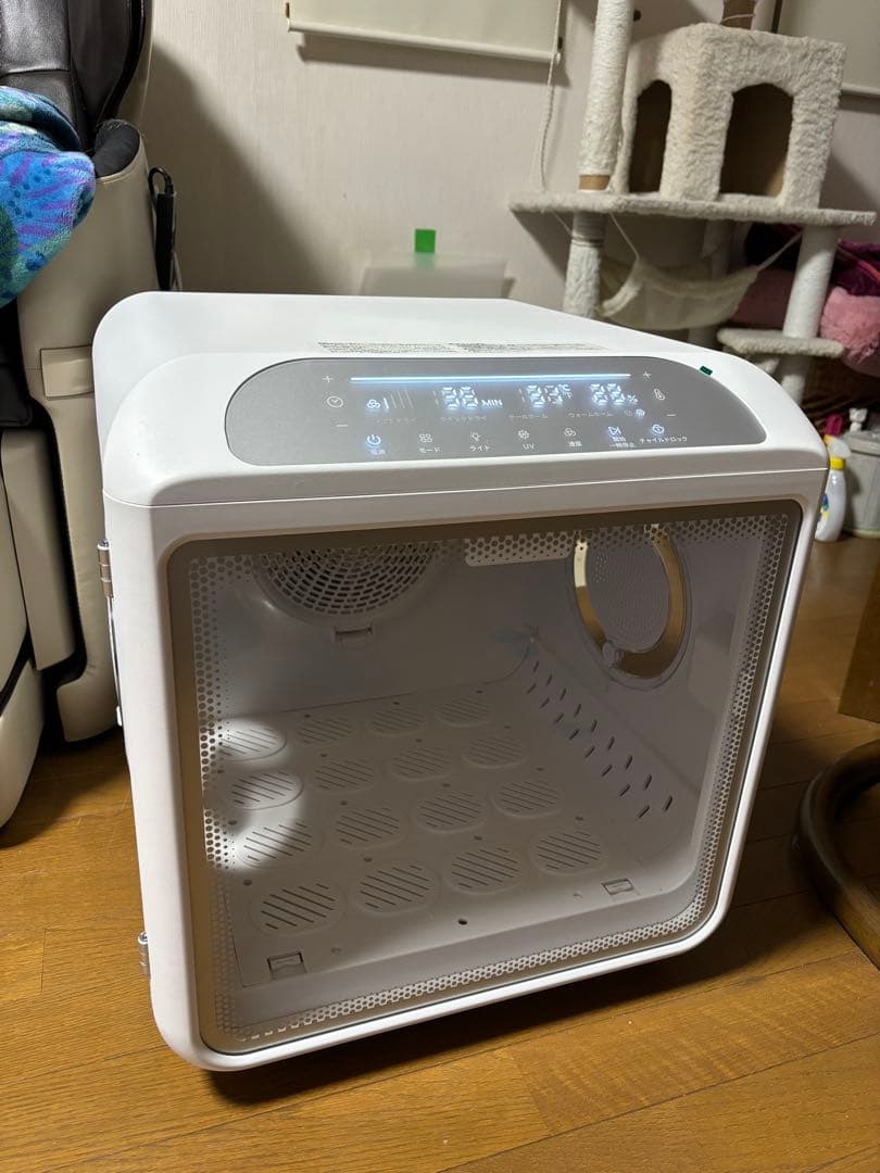 ペットドライルーム　ペット用ドライヤー 72L 360°乾燥