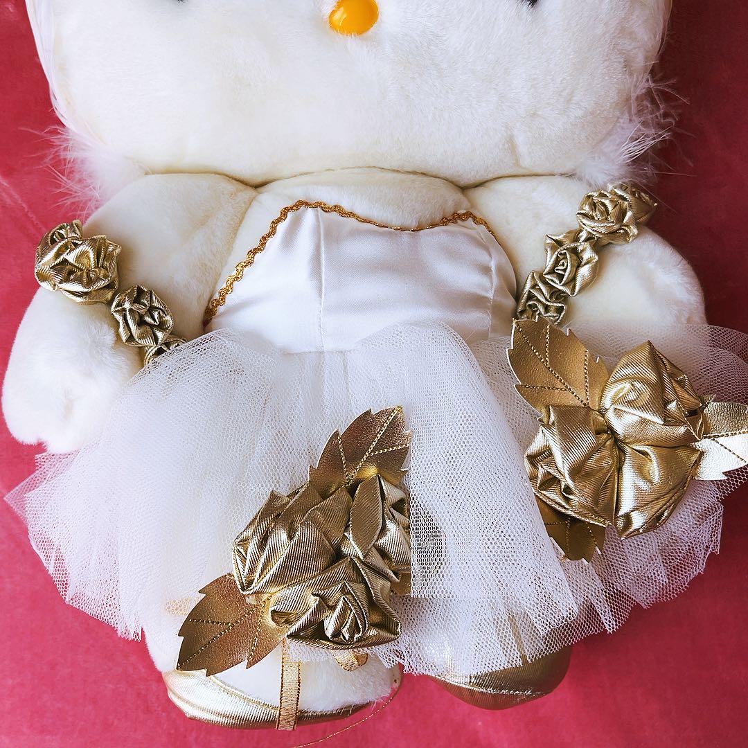 希少激レア　ハローキティ　ぬいぐるみ　バレリーナ　羽　レトロ　当時品　サンリオ