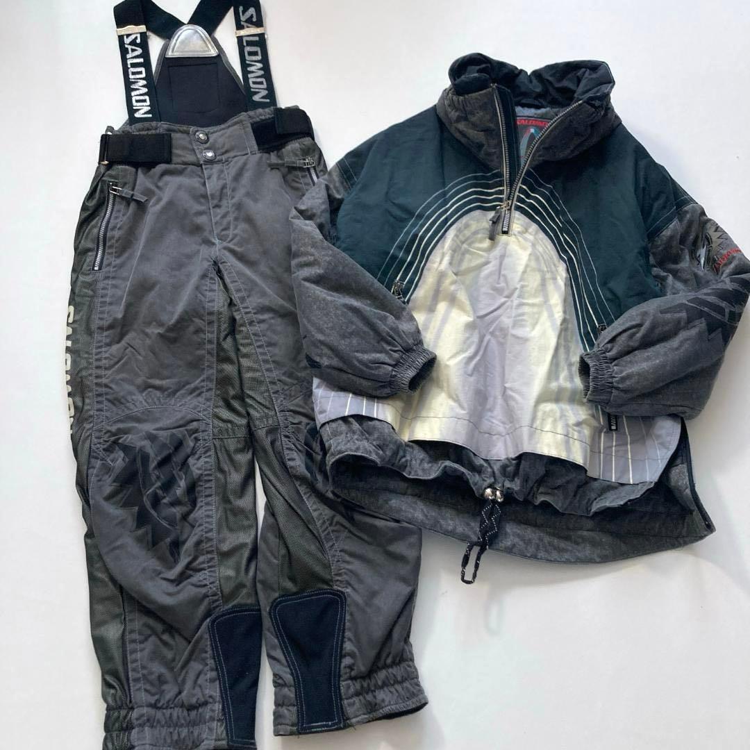 【KBTIT 】サロモンスキーウェア 上下セット S ビブパンツ 日本製